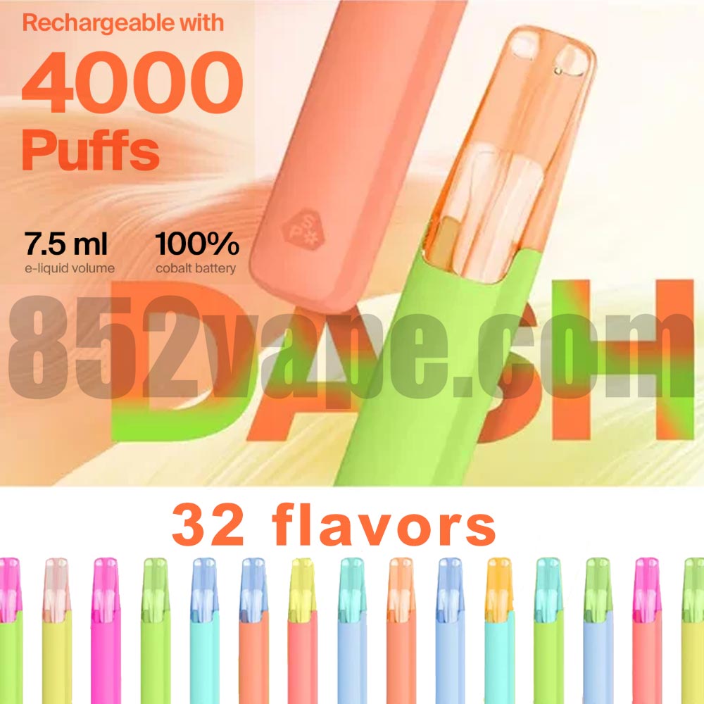 Snowplus dash 一次性電子煙|4000口|7.5ML|3%|530mAh|多款新口味